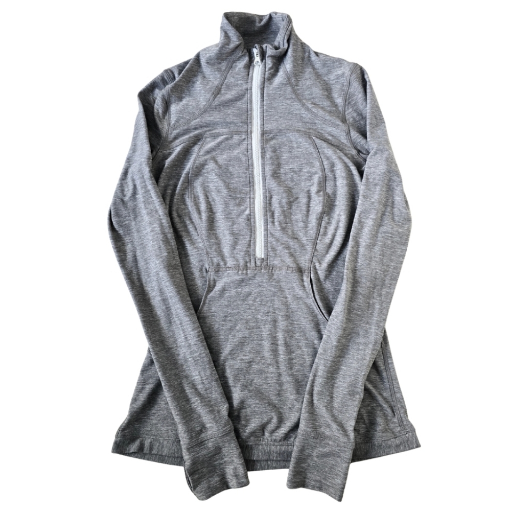 Lululemon Define Pullover Heathered Slate Gray (First Release) Half Zip Size 4 - Picture 8 of 16